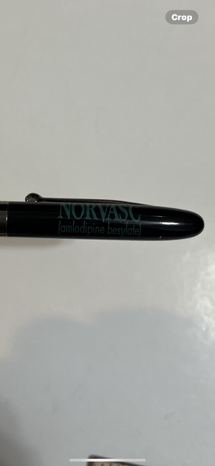 NORVASC Medical Drug Rep Pharmaceutical Pen Heavy Metal Collectible Advertising