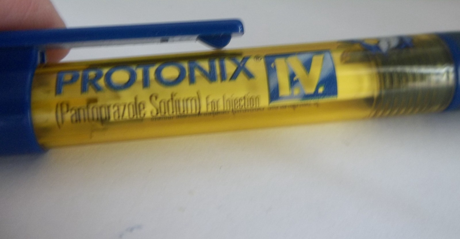 PROTONIX Promotional Pen Plastic Medium Weight Pharma Advertising