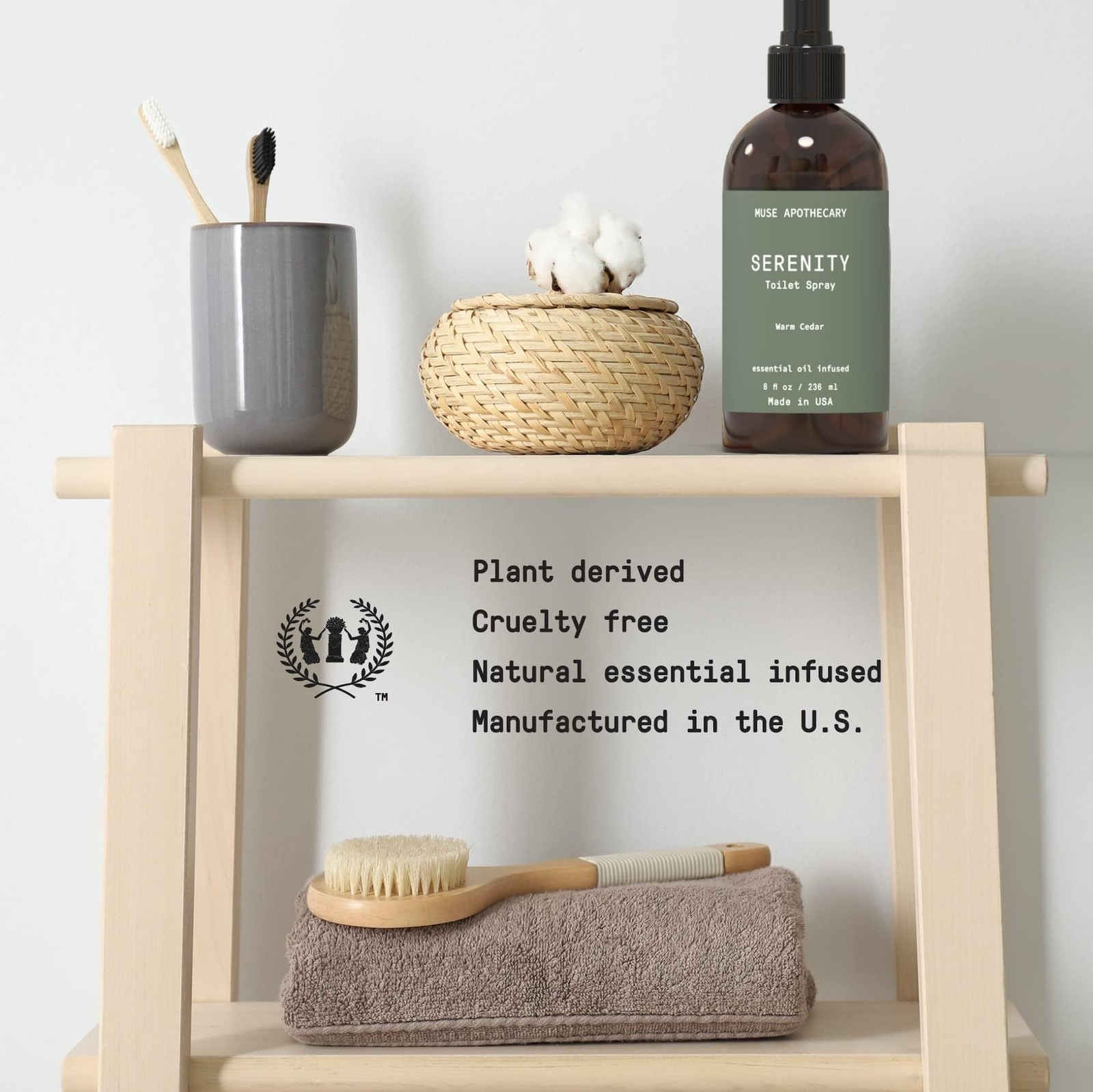 Muse Apothecary Flush Ritual – Botanical Collection – Aromatic & Refreshing T…
