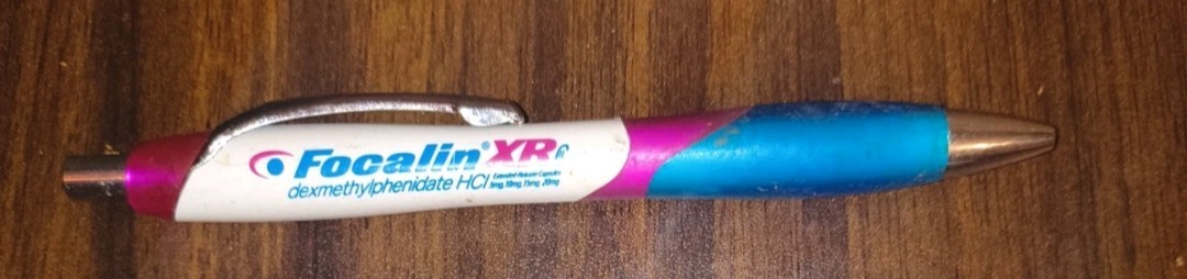 Drug Rep Metal Focalin XR Pen Narcotic Stimulant Controlled Substances CS