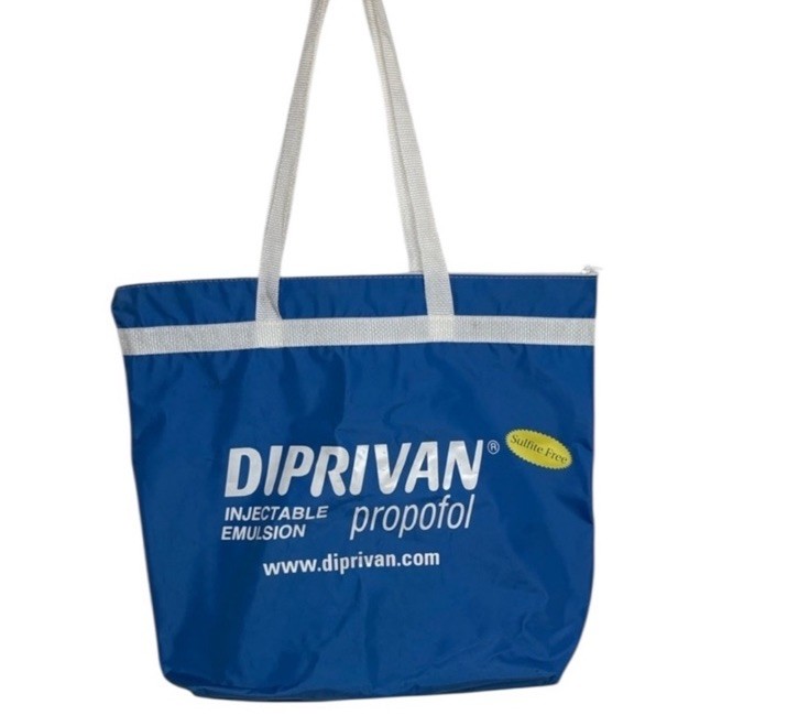 Diprivan Propofol Tote Bag Pharmaceutical Memorabilia Promo Advertising