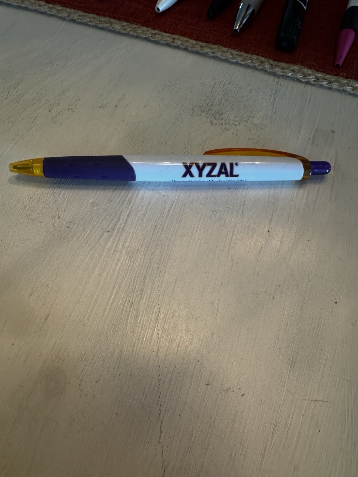 XYZAL Pen Drug Rep Advertising Pharma