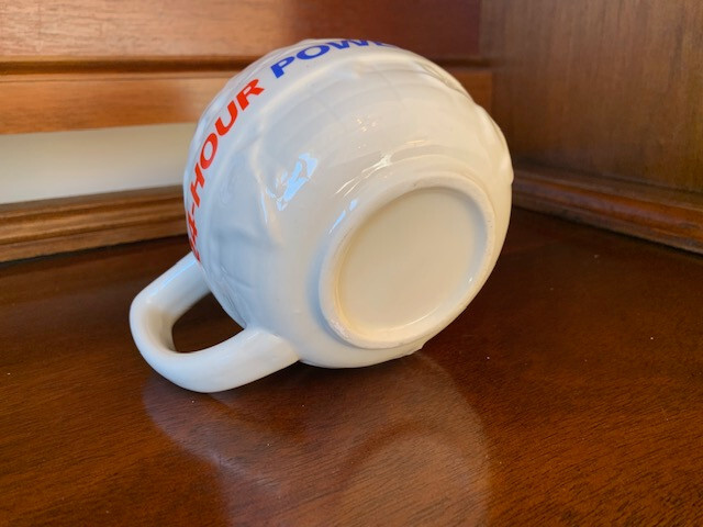 Drug Rep “Globe Shaped” Isoptin-SR coffee cup. 24-Hour Power! New never used