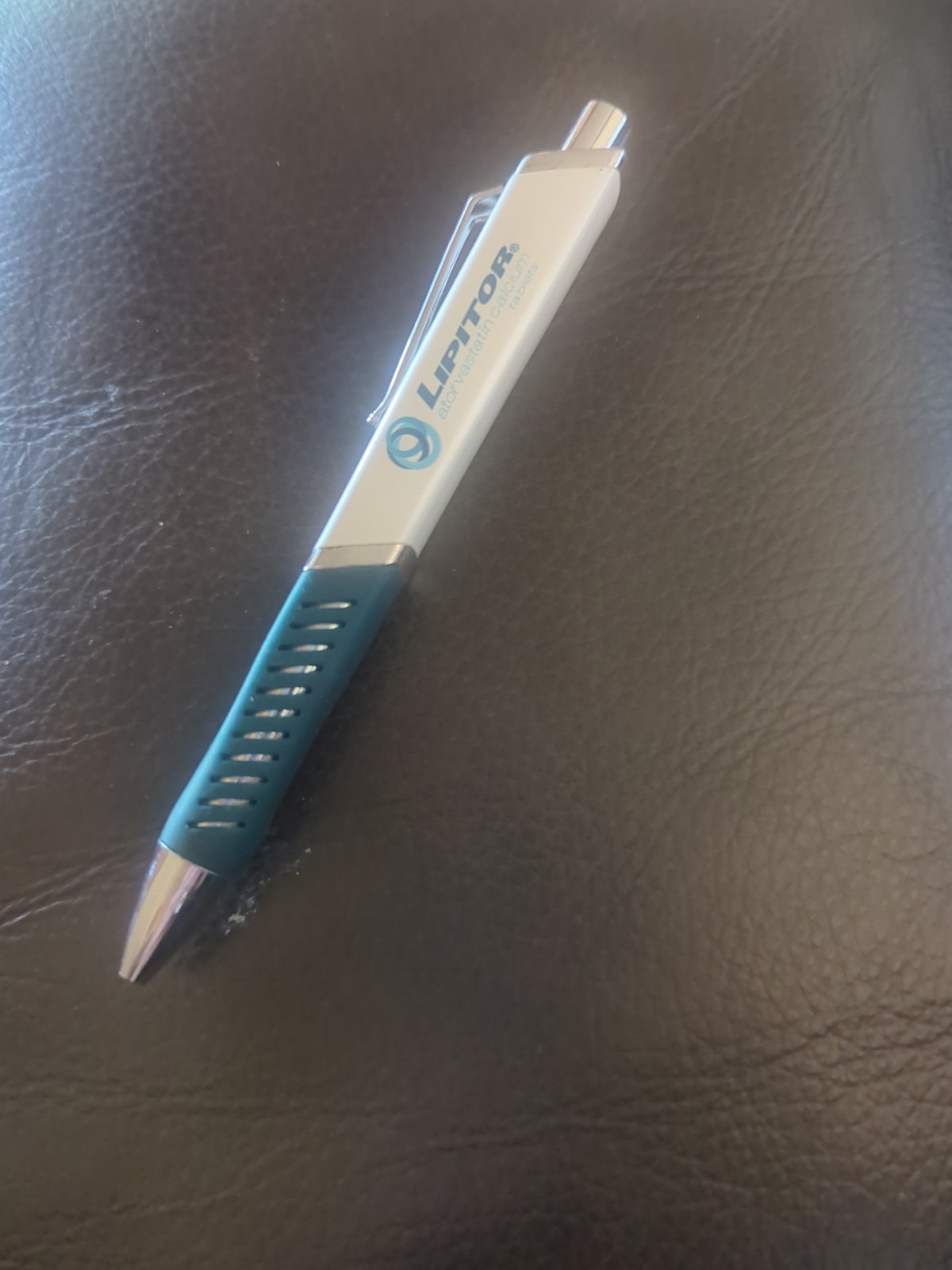 Lipitor Caluet Pharmaceutical Drug Rep Ballpoint Pen Blue White A