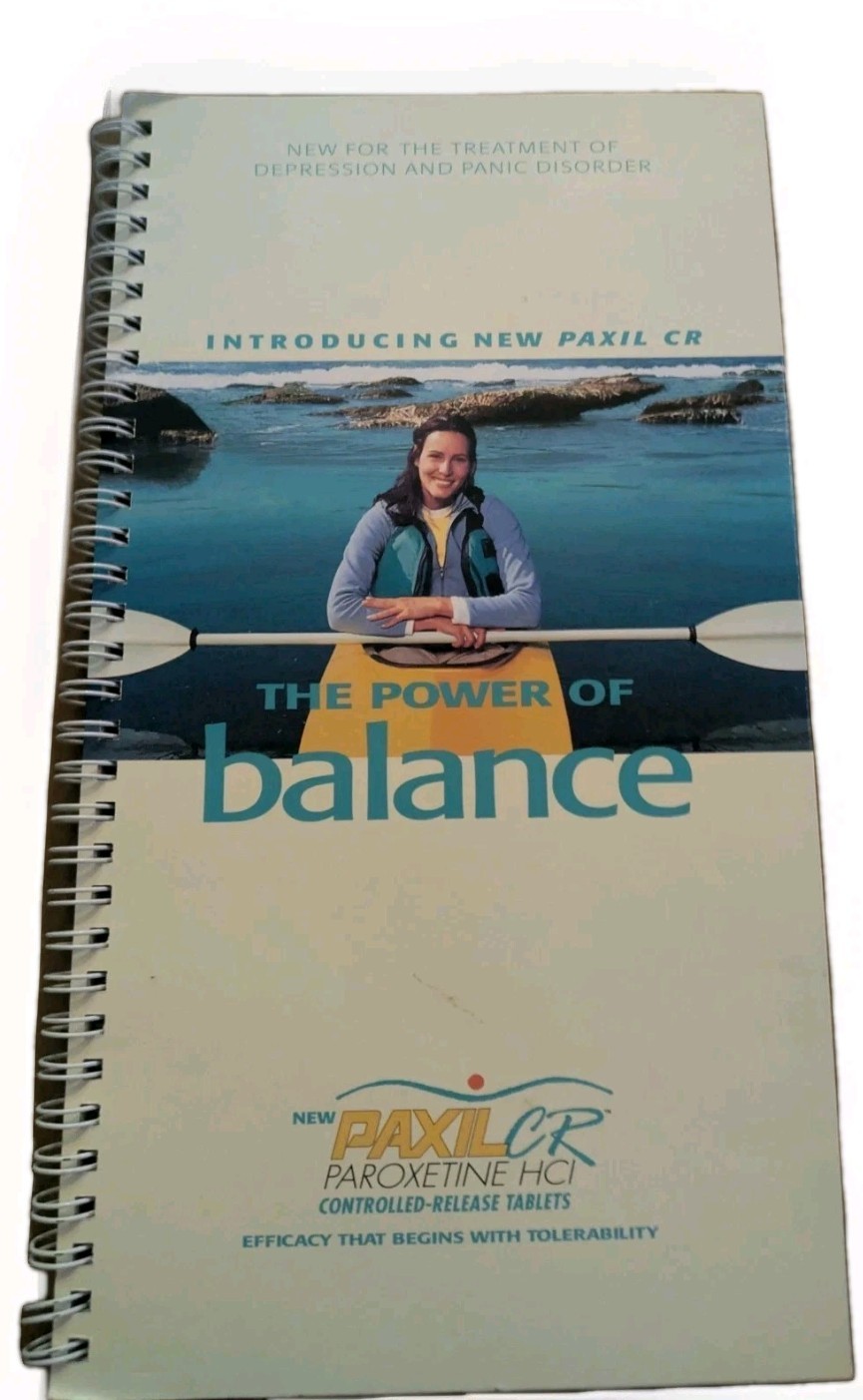 Paxil Depression/Panic Disorder Phone Message Book – Pharmaceutical Memorabilia