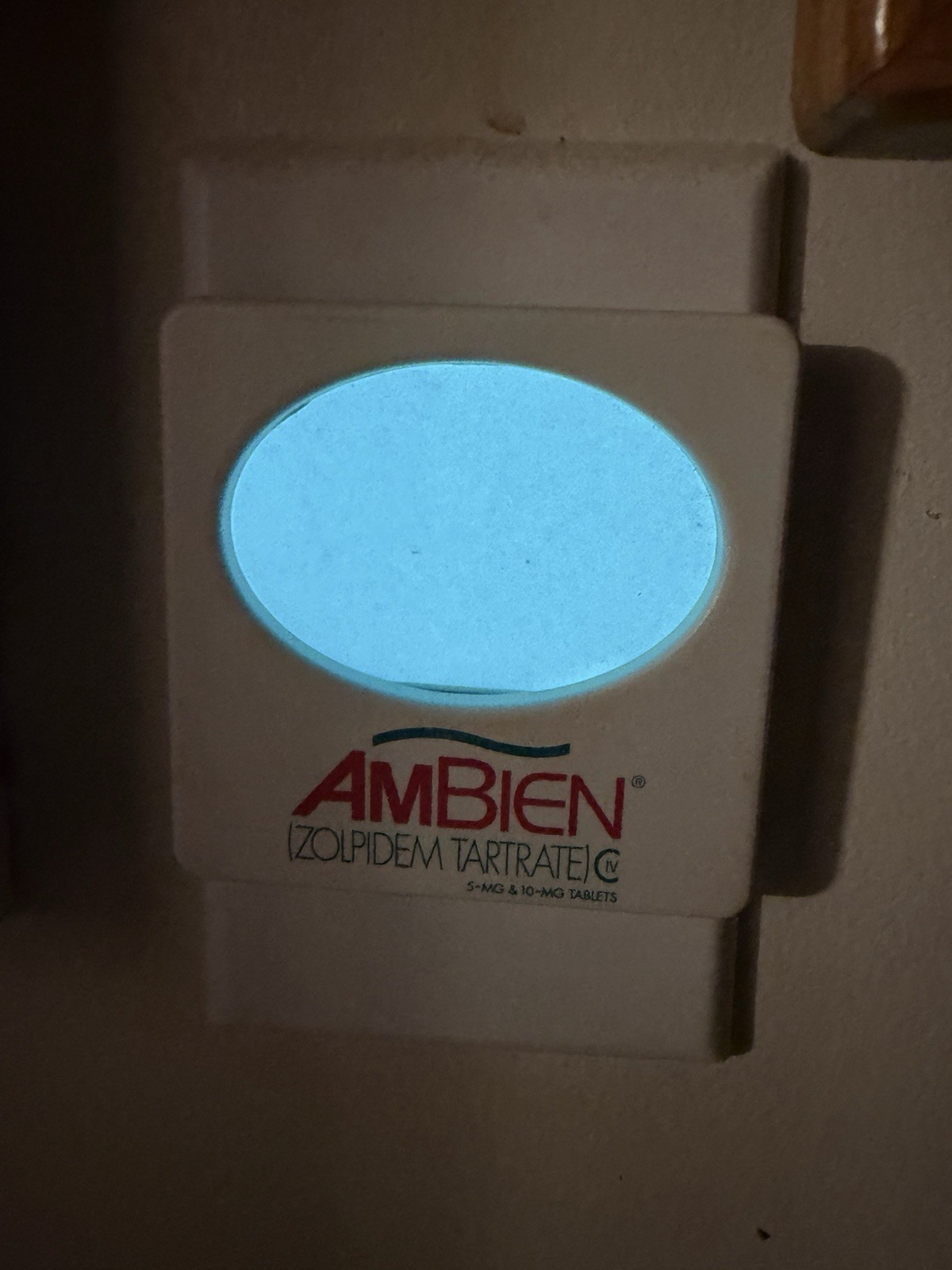 VTG 1990’s AMBIEN NIGHTLIGHT PHARMA ADVERTISING DRUG REP LOGO NEW RARE HTF