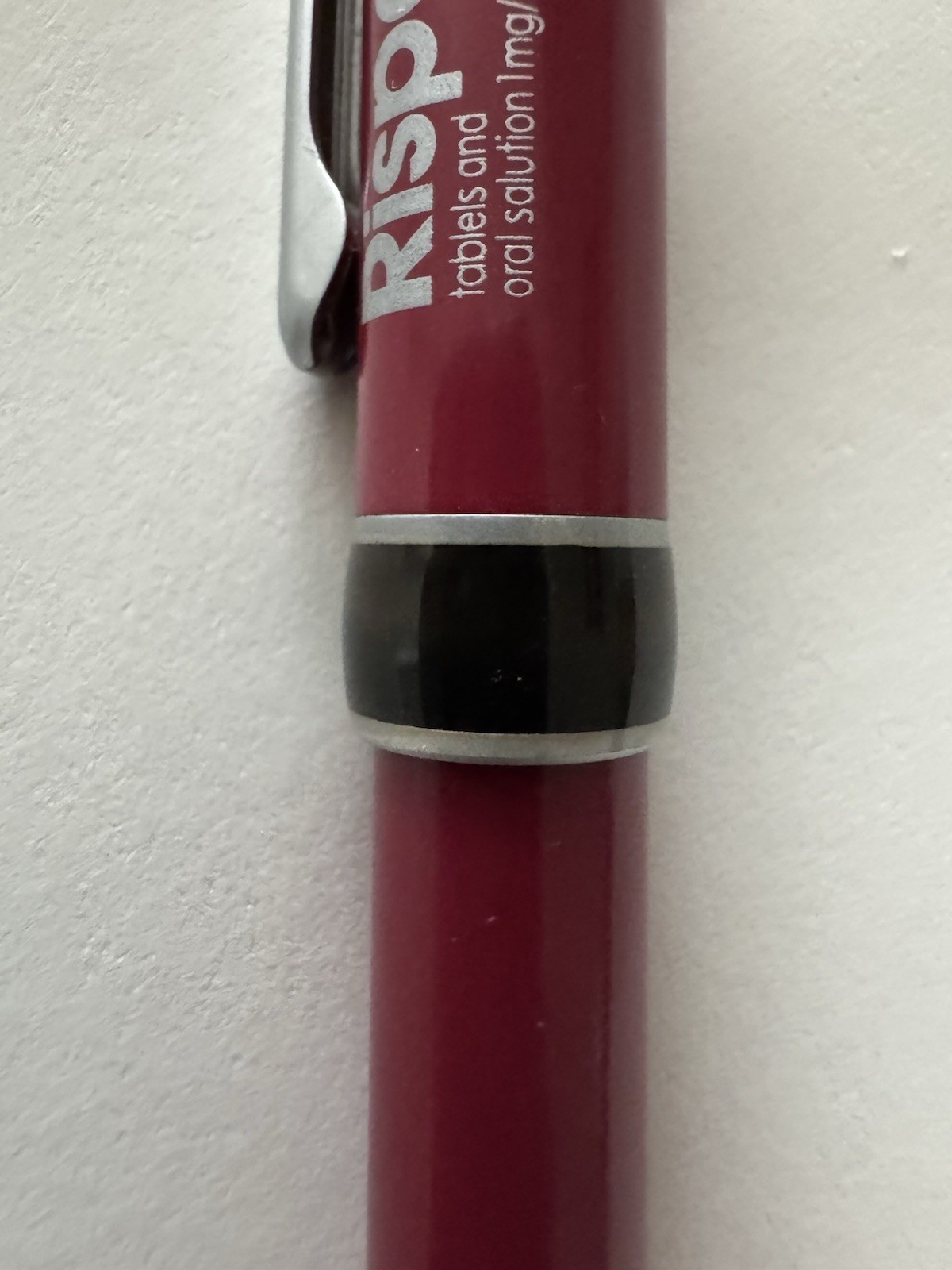 Risperdal Risperidone Drug Pharmaceutical Promo Advertising Heavy Metal Pen