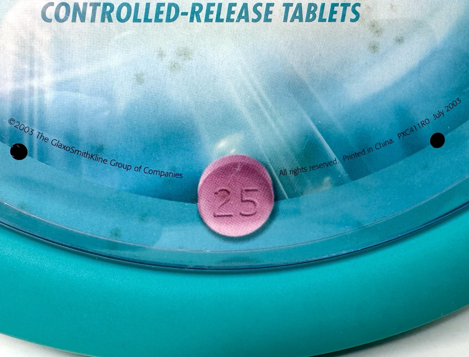 RARE Vintage 2003 PAXIL Promotional Wall Clock! Anti-Depressant Pharmaceutical