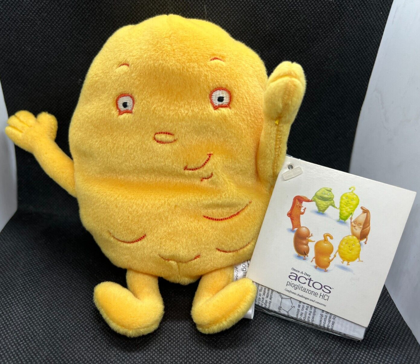 ACTOS PIOGLITAZONE Cholesterol Plush 7″ Medical Pharmaceutical Advertising Drug