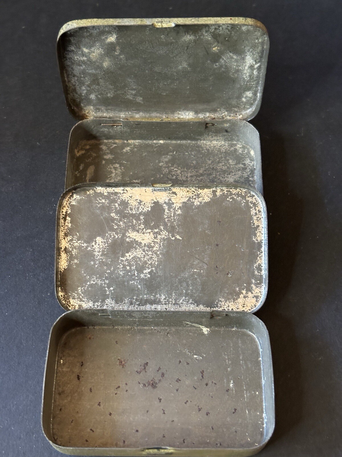 2 Vintage Penslar Company Laxative Cold Breakers Tins 2.5” x 1 5/8” Medical