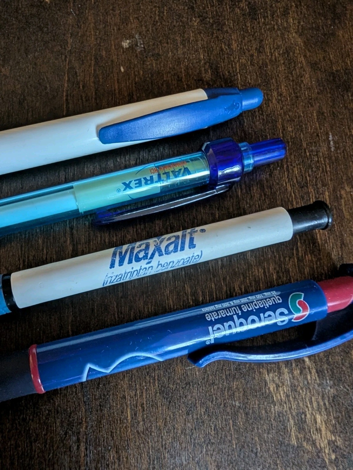 Valtrex Maxalt Ethyol Seroquel Pharmaceutical Drug Rep Pens Promo Discontinued