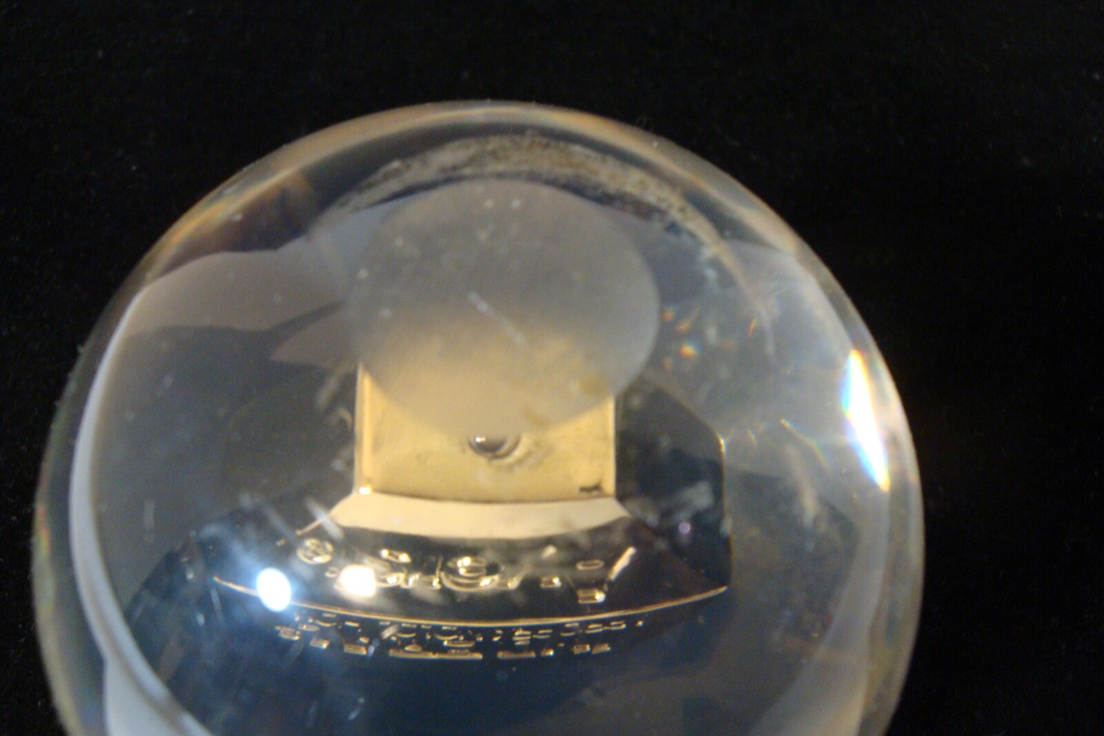 Inderal Ayerst prescription paperweight acrylic used 3 inch diameter