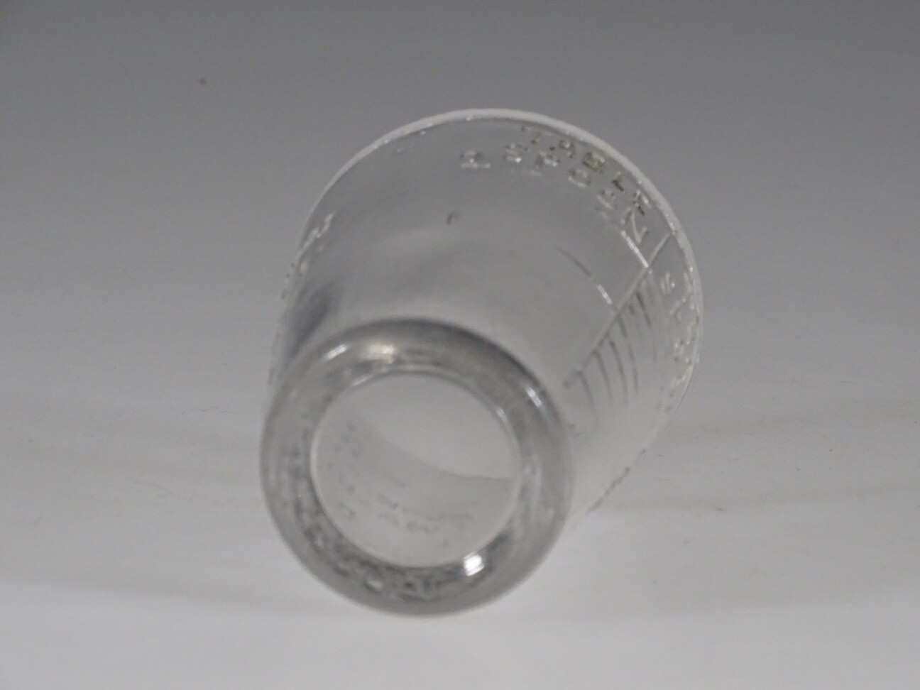 Scarce Alonzo O. Bliss Apothecary Native Herbs Dose Cup Washington D.C. c.1900