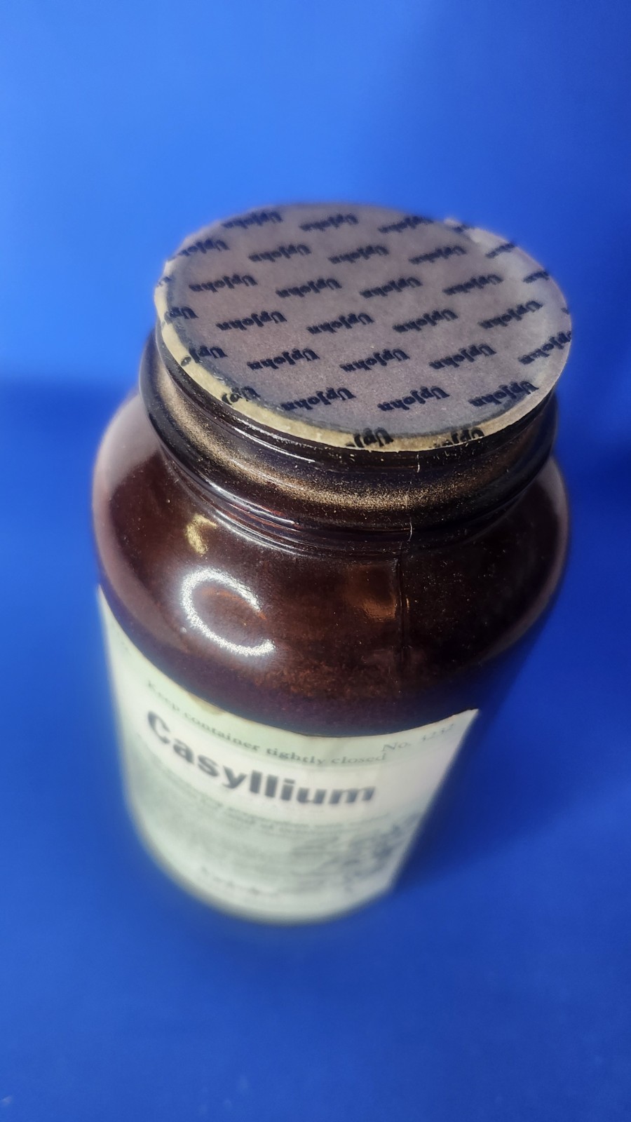 Vintage Upjohn Casyllium syrup, 8oz, over 51 years old