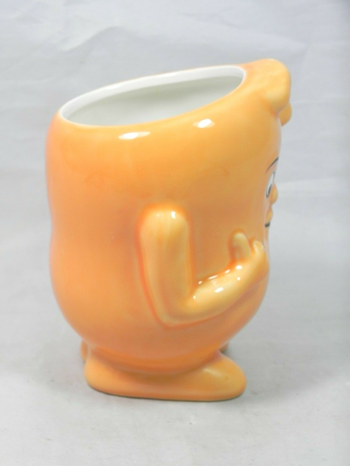Actos Pharmaceuticals Promotion Ceramic Orange Stomach Mug Anthropomorphic Smile