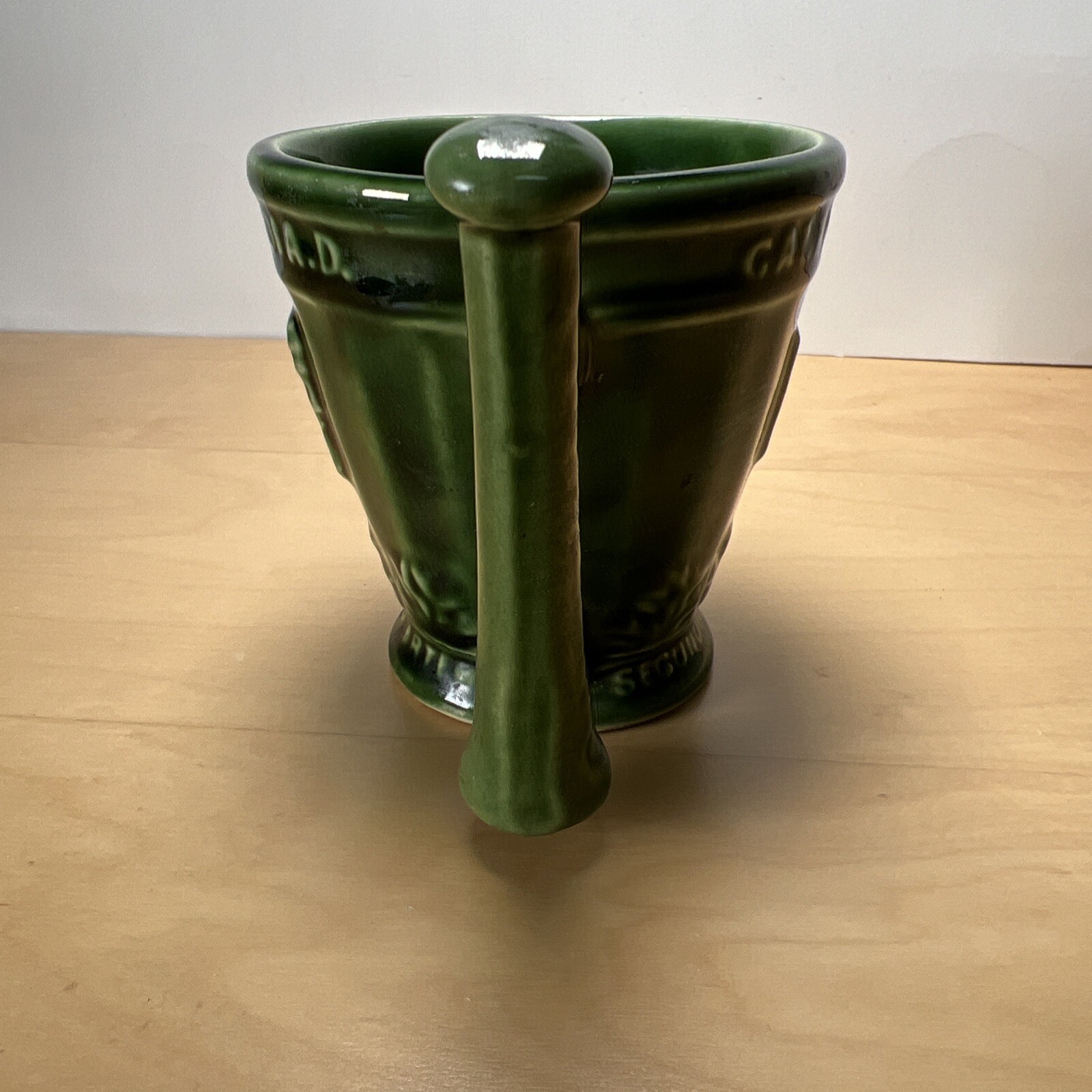 1960’s Vintage McCoy Pharmaceutical Advertising Mug for “Coricidin” Decongestant