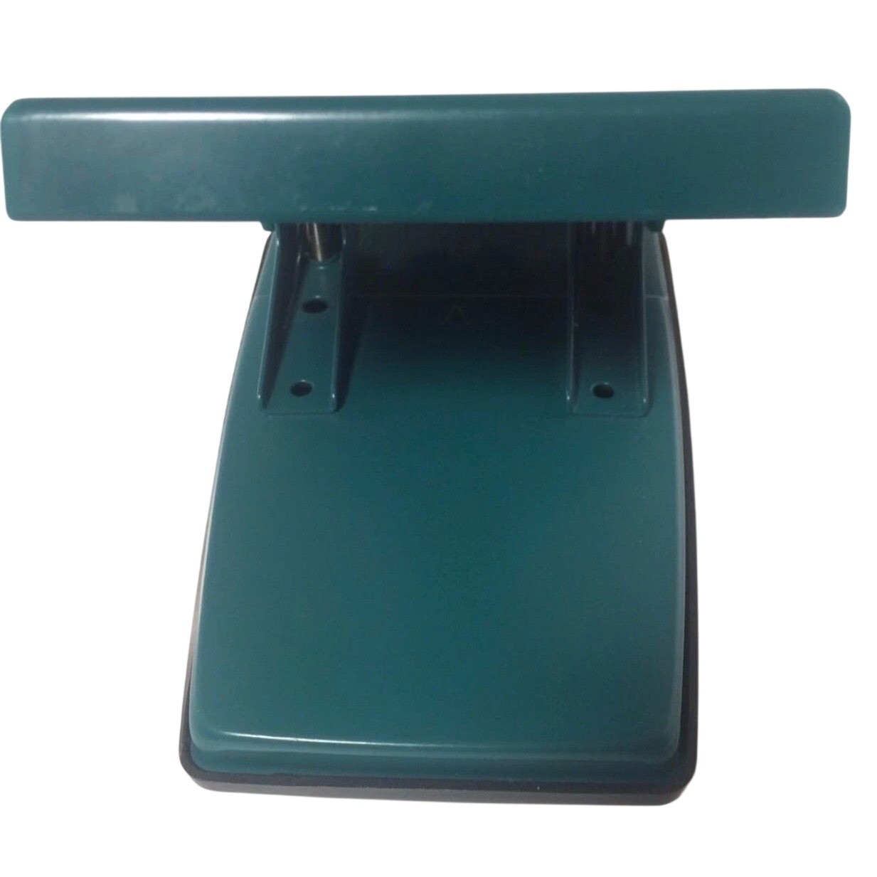 Namenda Memantine HCl Pharma Promo 2-Hole Punch Teal Green Sunburst Logo Vintage