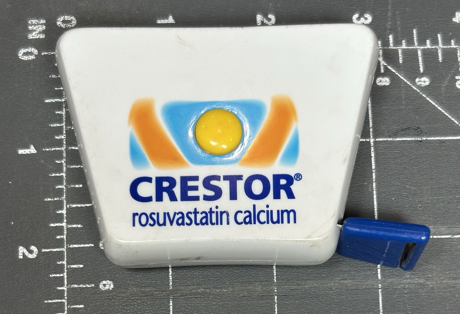 Crestor Rosuvastatin Calcium AstraZeneca AZ Body BMI Tape Measure Pharma Promo