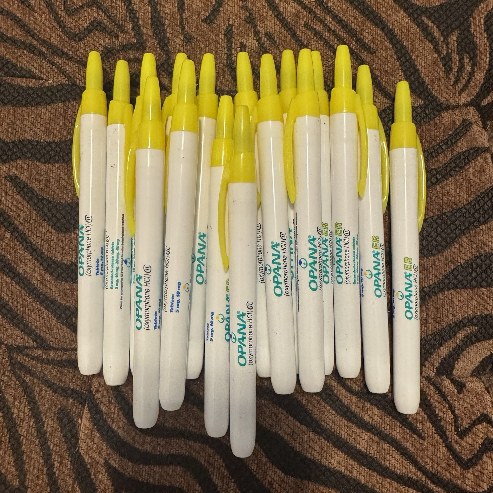 Opana ER (oxymorphone) Highlighters chisel tip