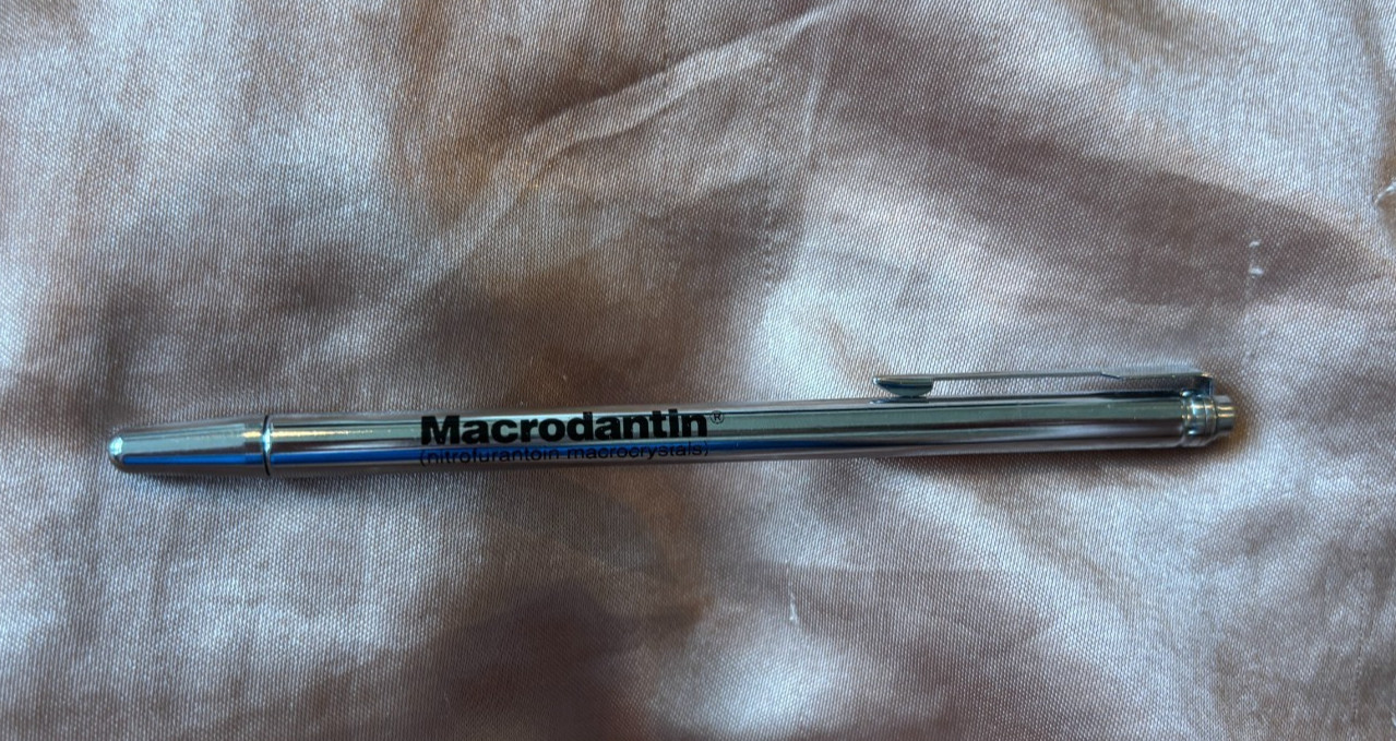Macrodantin- Retractable- Metal Pointer-pharmaceutical drug rep collectibles