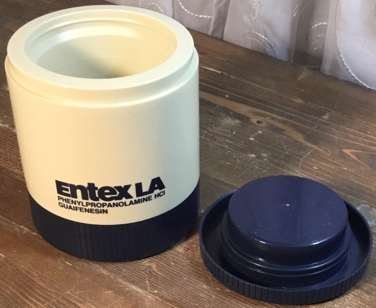 Pharmaceutical Drug Rep Entex LA Aladdin Foam Insulated Thermo Jar
