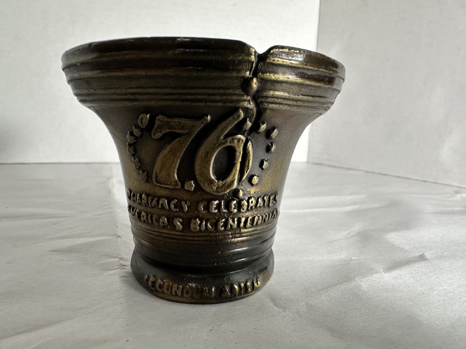 Vintage 1976 Shering RX Mortar Bicentennial Celebration Pharmacy