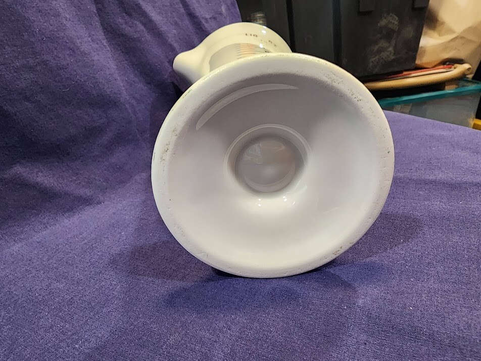 Porcelain Drugstore Pharmacy Apothecary Measuring Beaker 9”