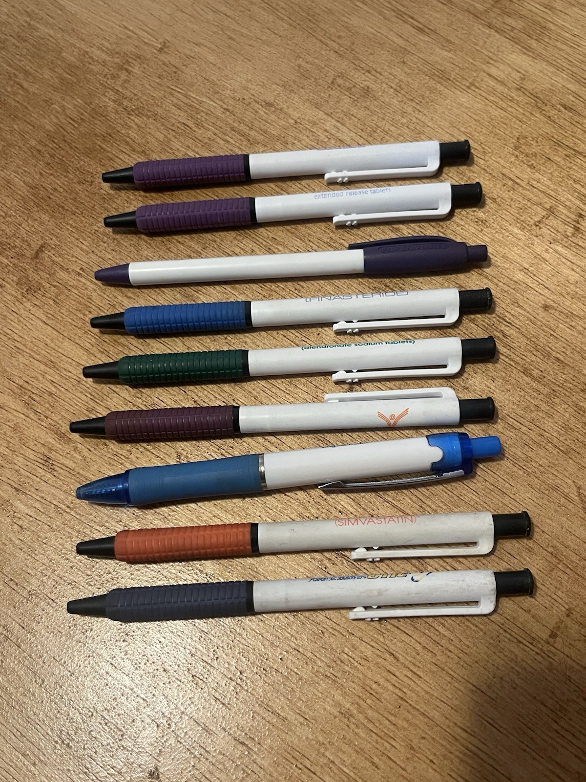 Pharmaceutical Advertising Drug Rep Papermate Pen Lot Of 9 – Works