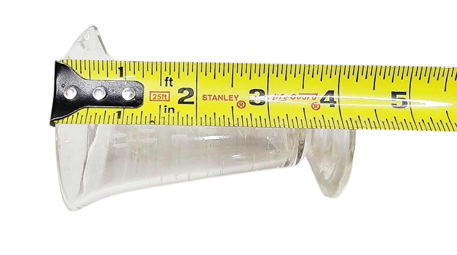 Vintage Glass Apothecary Measuring Cup Footed Pour Spout 4” Unmarked