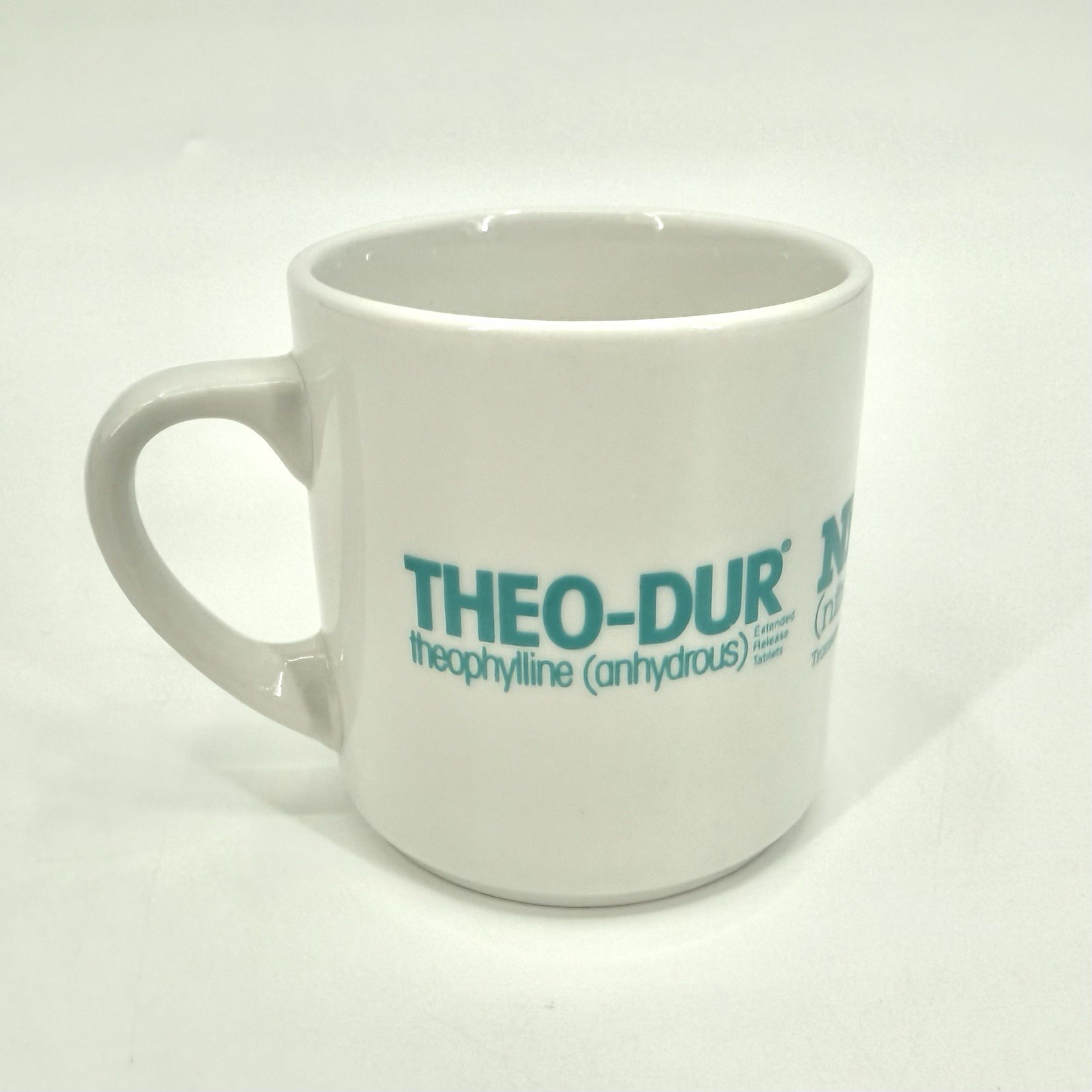 Pharma Drug Rep Collectible Theo-Dur Nitro-Dur K-Dur 20 Coffee Mug Nitroglycerin