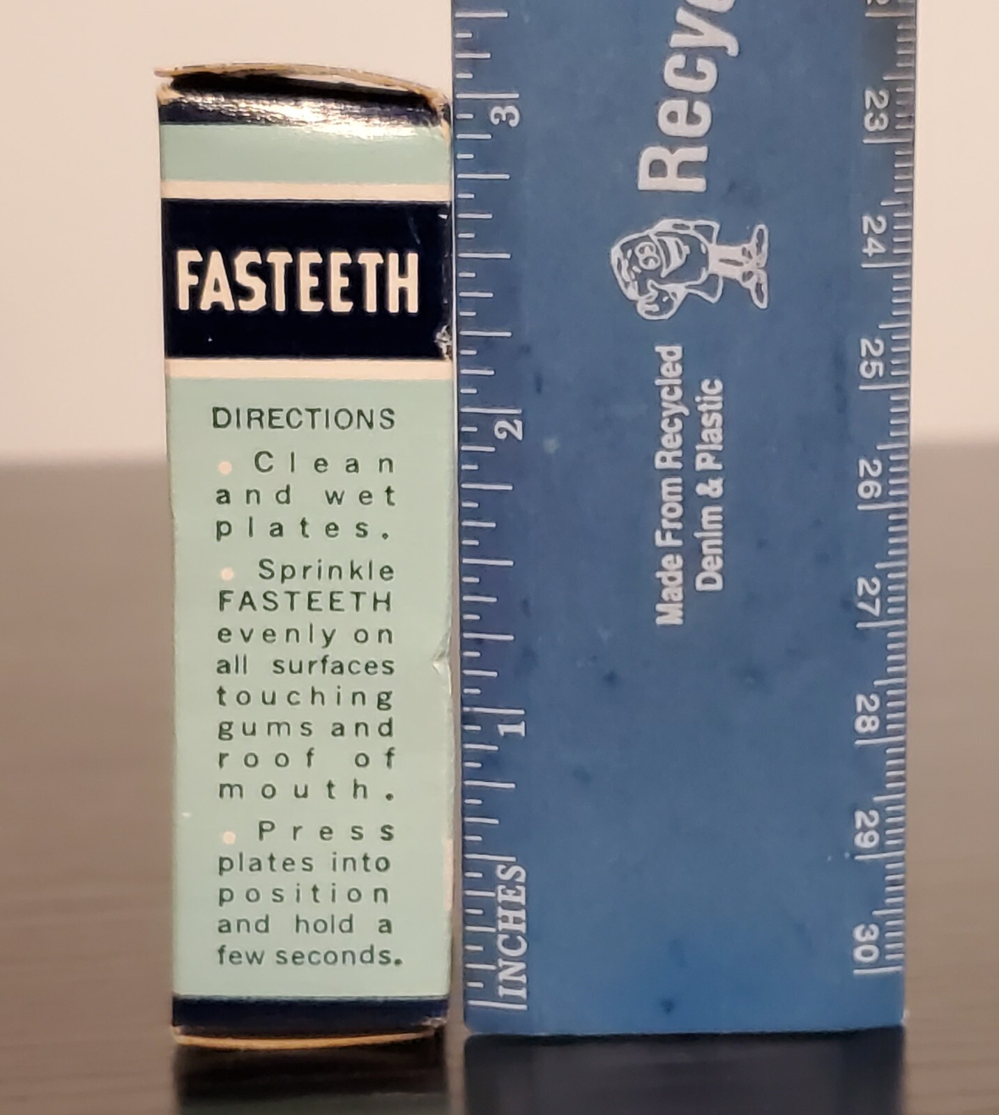 Vintage Fasteeth Denture Alkaline Adhesive Powder – New Old Stock