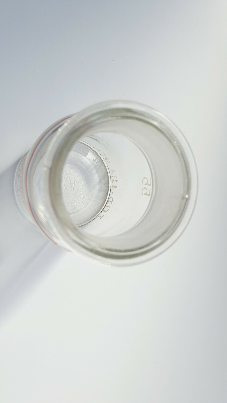 COFFEINUM, Vintage Glass Apothecary Pharmacy Clear Jar, 100 ml, with Cap