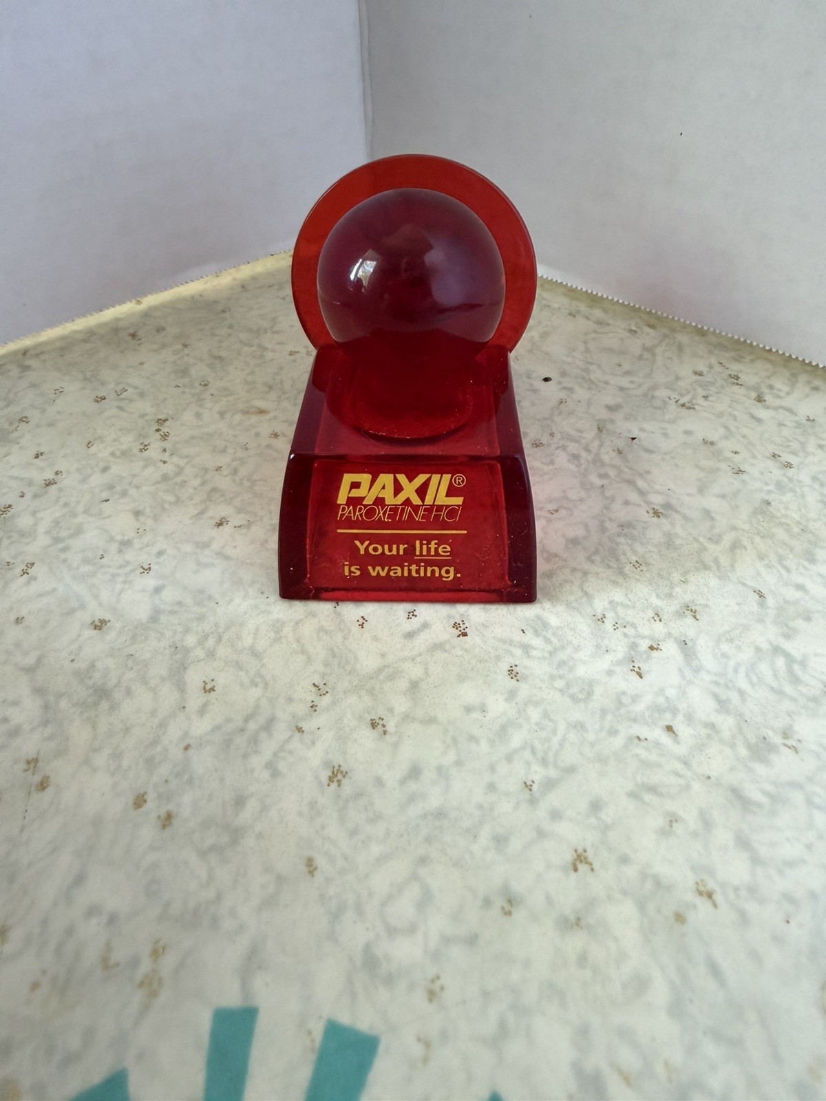 2001 Paxil Business Card Holder with Box