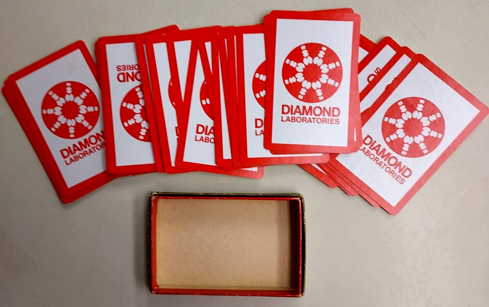 Vintage Rare Pharmaceutical Drug Rep Diamond Laboratories Deck Playing Cards