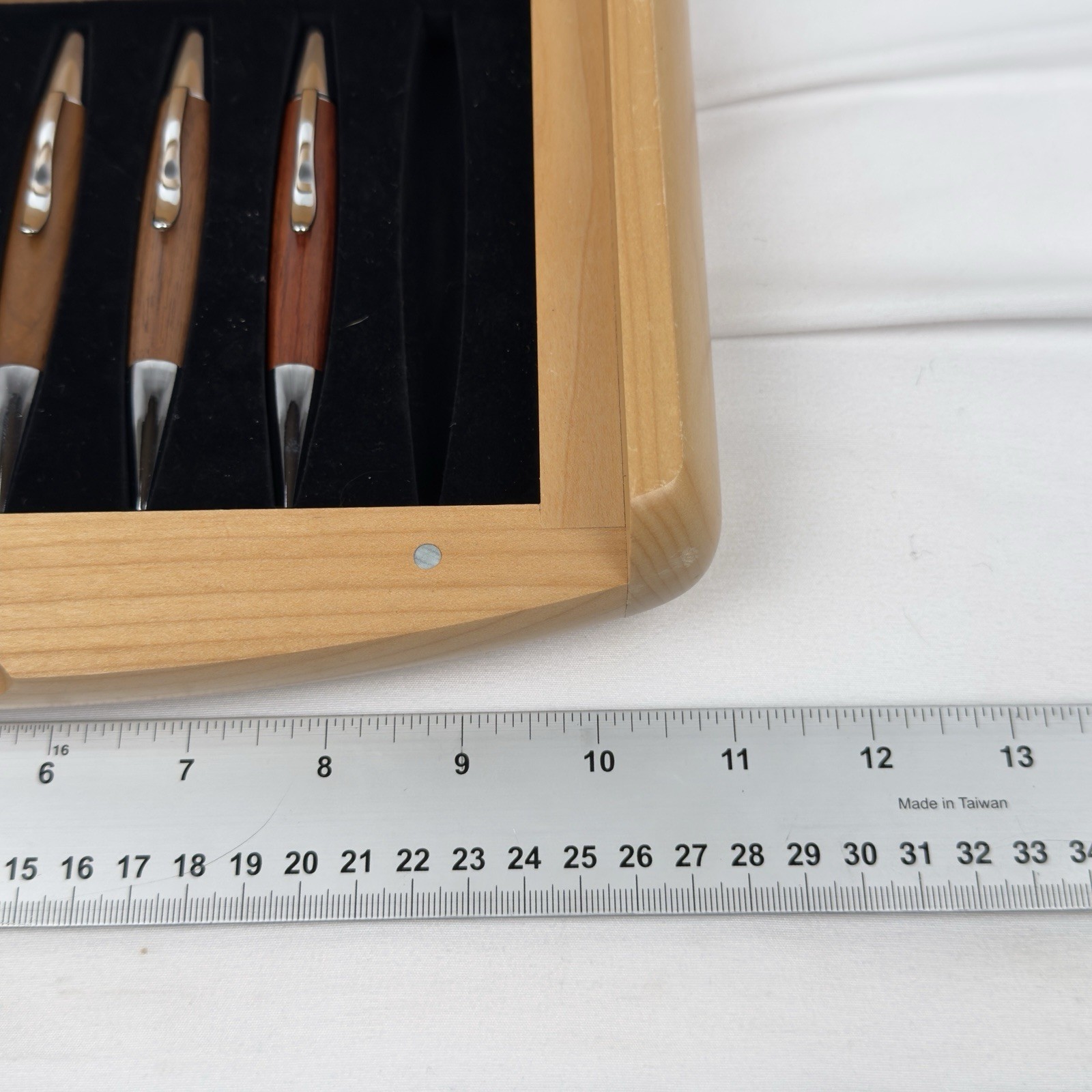 VTG Bayer Pharmaceutical Advertising Desk Display Wood Pen Holder Promo