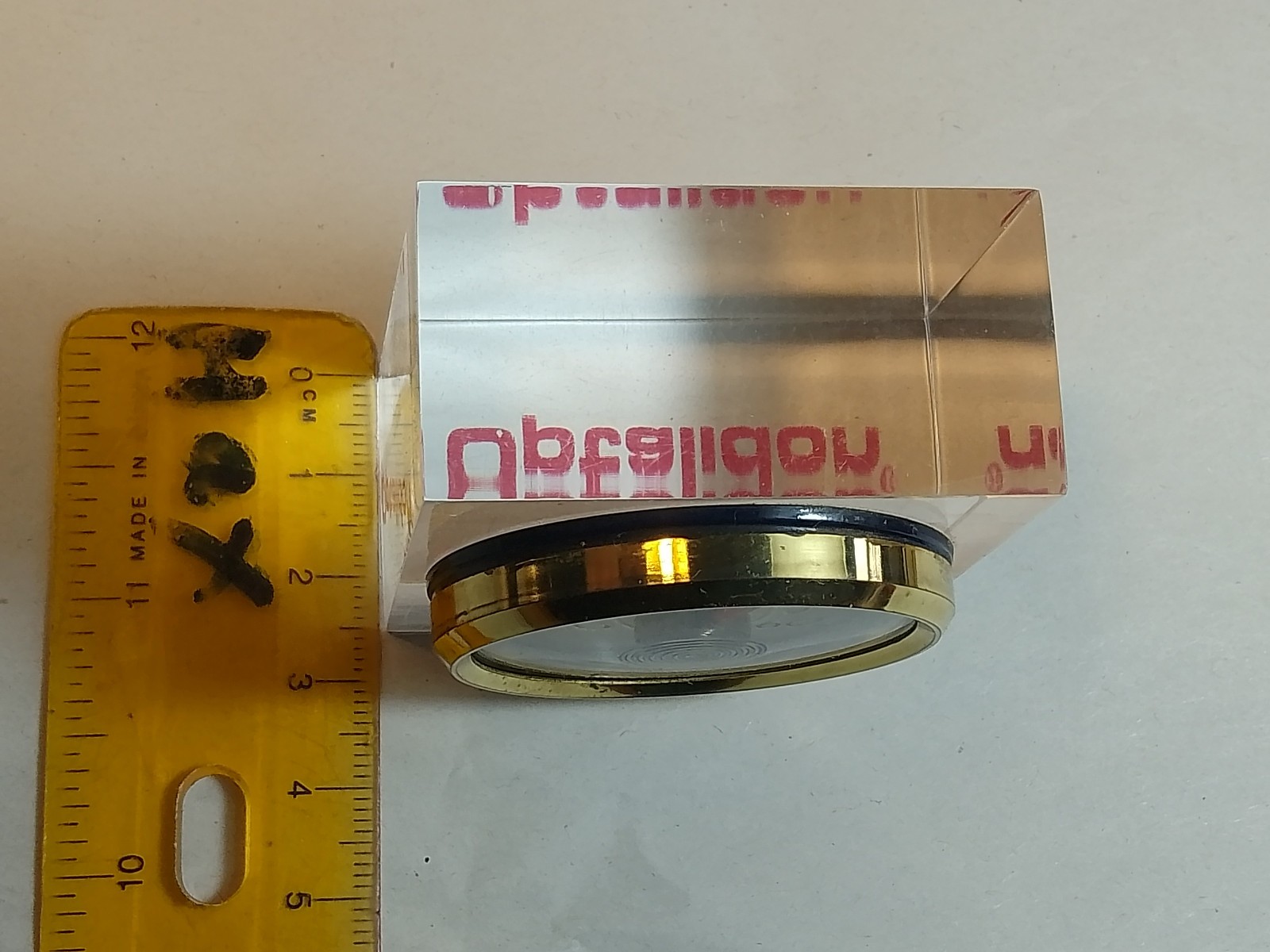 Vintage Optalidon SANDOZ Thermometer LSD pharmacy Switzerland