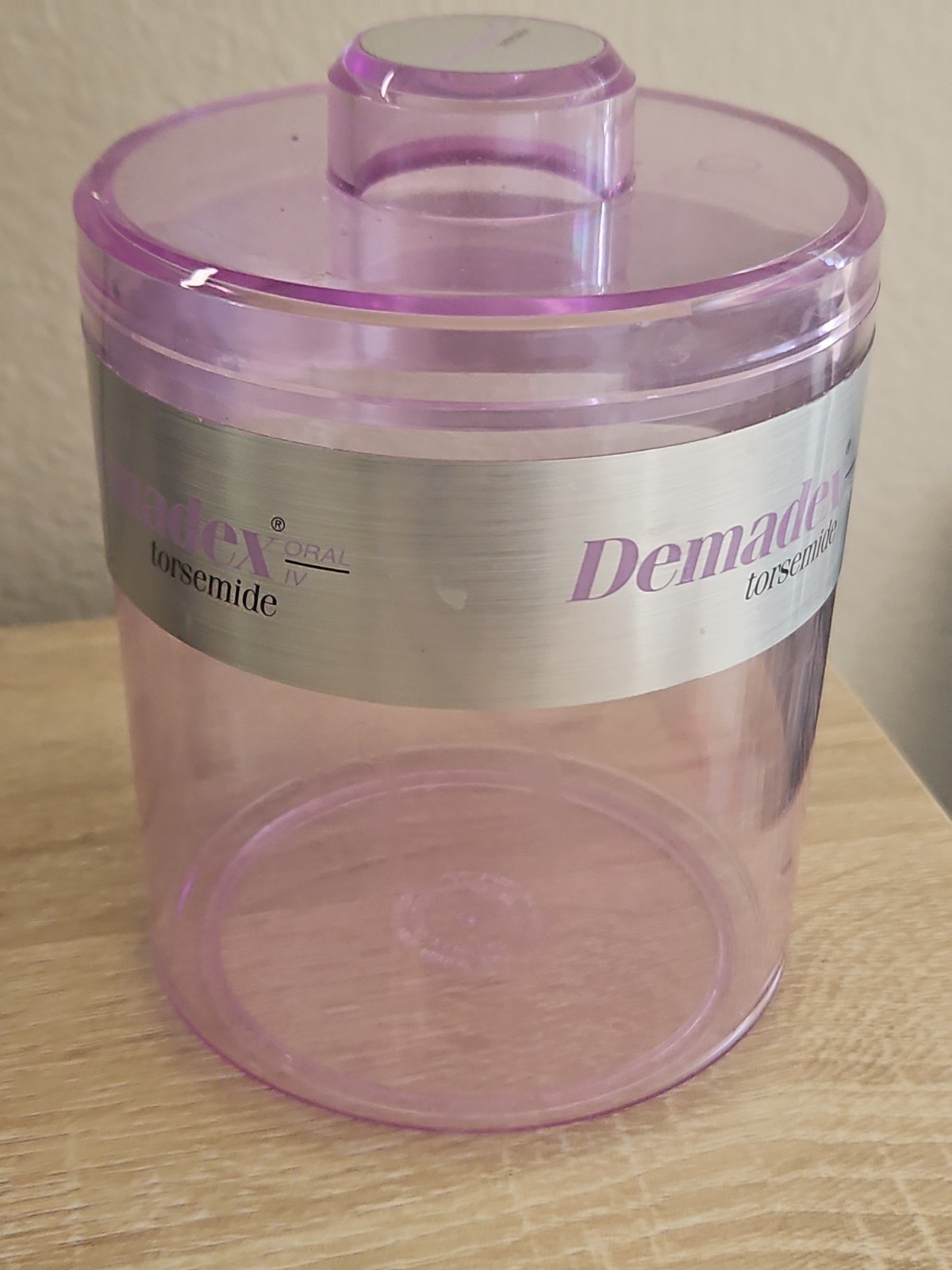 Vintage Demadex Torsemide Dispenser Container Drug Rep Pharma 1990s