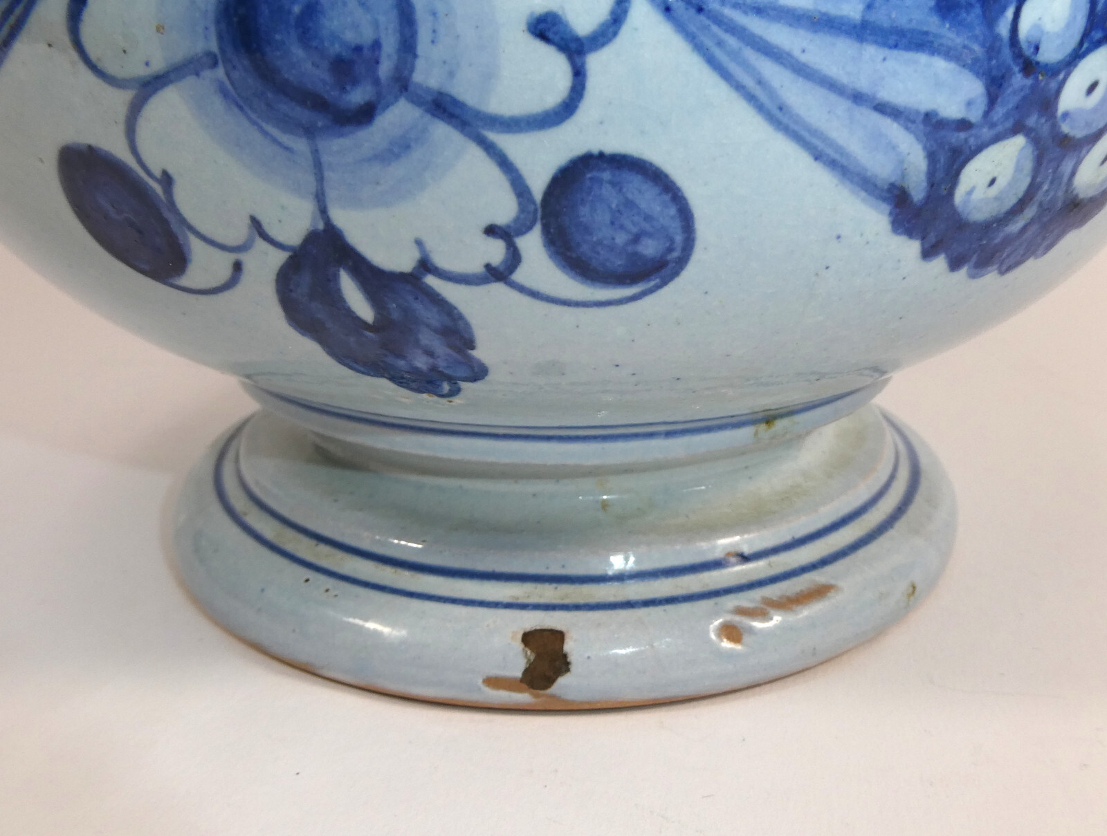 Faience Pharmacy Vessel Early 19th Century A-9