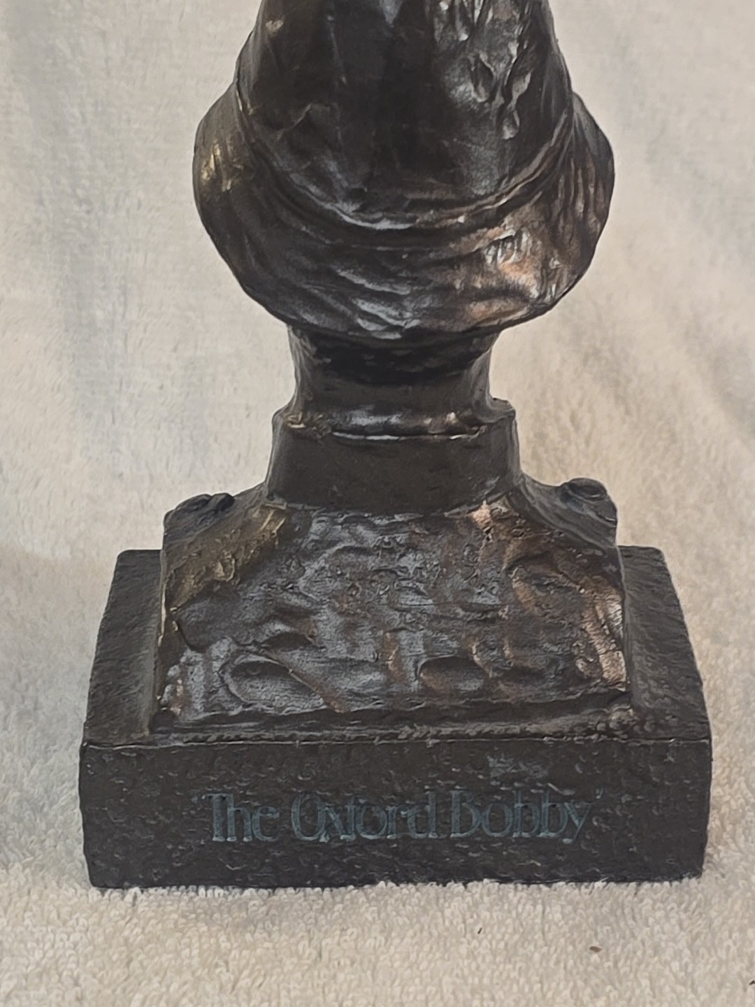 Vintage The Oxford Bobby Bust Statue Bristol Laboratories 1977 Tegopen Syracuse