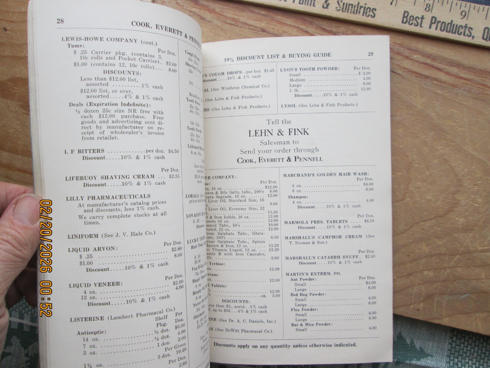 cook everett & pennell portland ME Pharmaceutical catalog