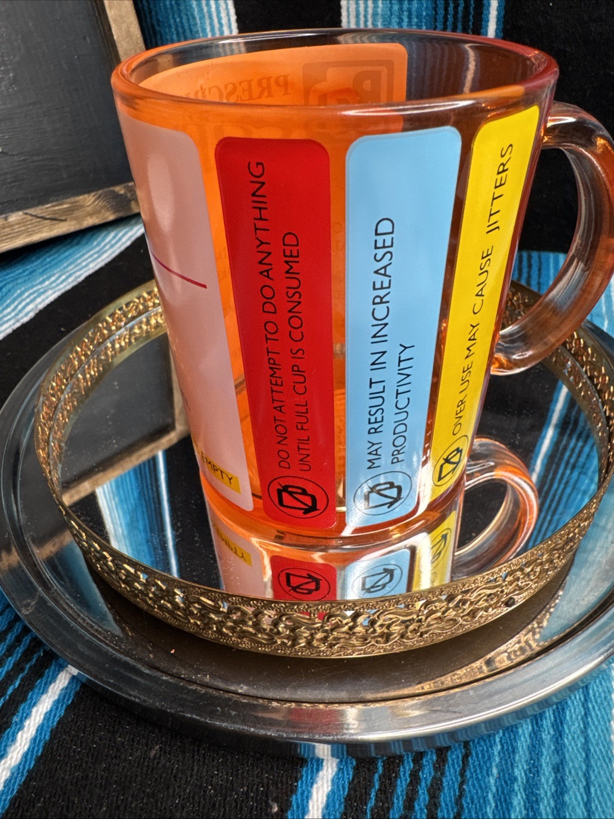 Funny Prescription RX Drug Pharmacy Pharmacist Assistant Big Coffee Mug Cup