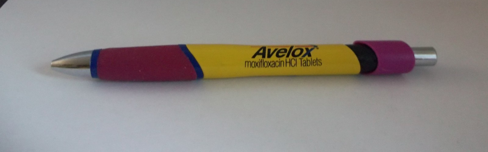 Avelox Moxifloxacin Promotional Pen Mixed Metal/Plastic – Medium Weight