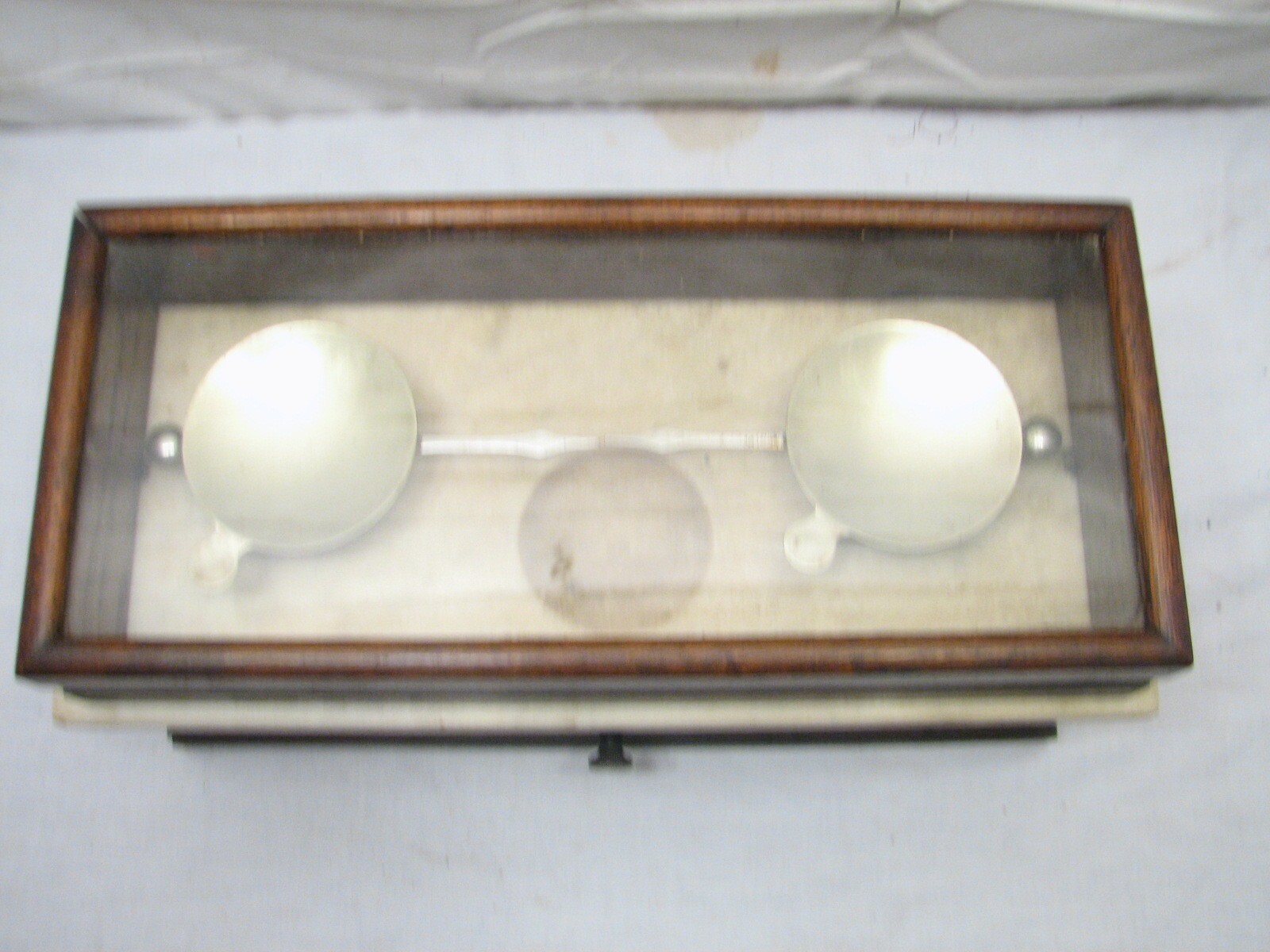 Antique Marble & Wood Apothecary Pharmacist Balance Scale Mod Lab Country Store