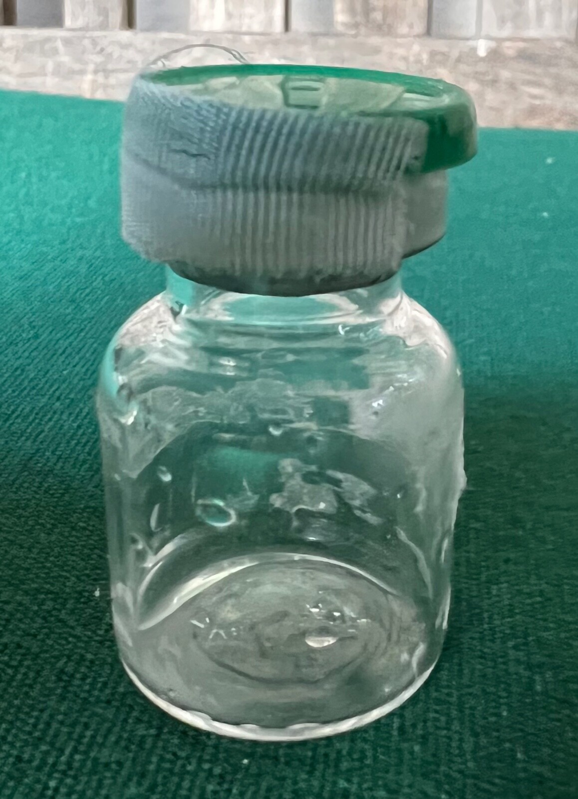 vtg empty clear vial for display #6