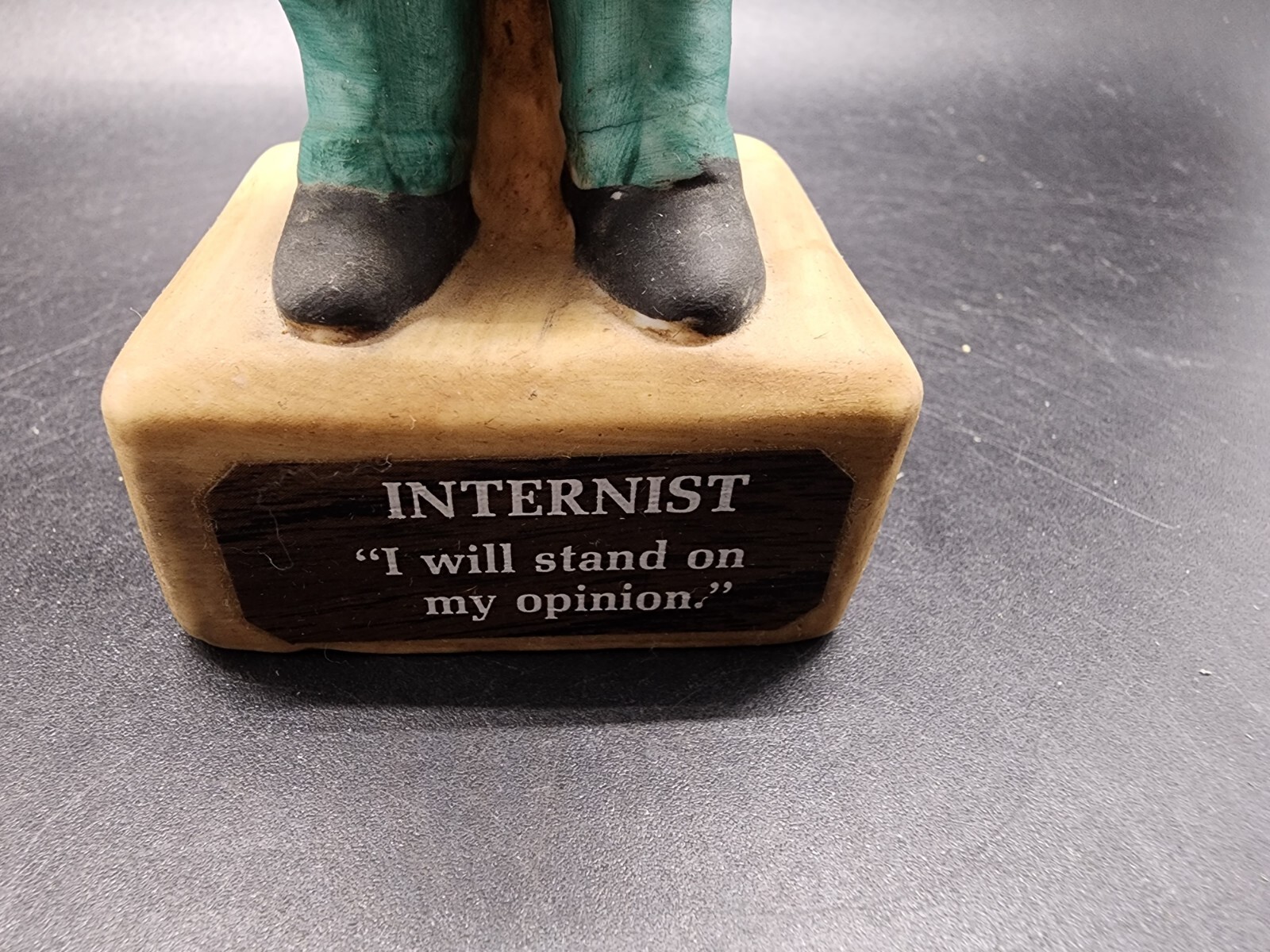 Doctor Figurine Internist Abbott Pharmaceutical Advertising 1970s