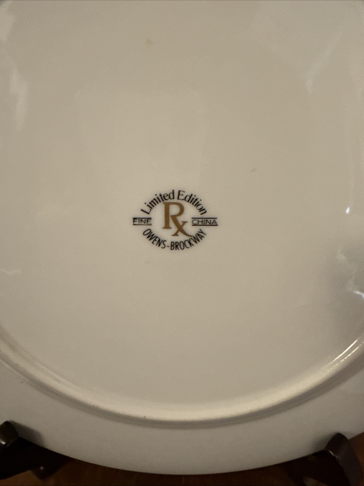 Crestware Owens-Brockway Pharmacist RX Limited Edition Medical Dinner Plate10.5”