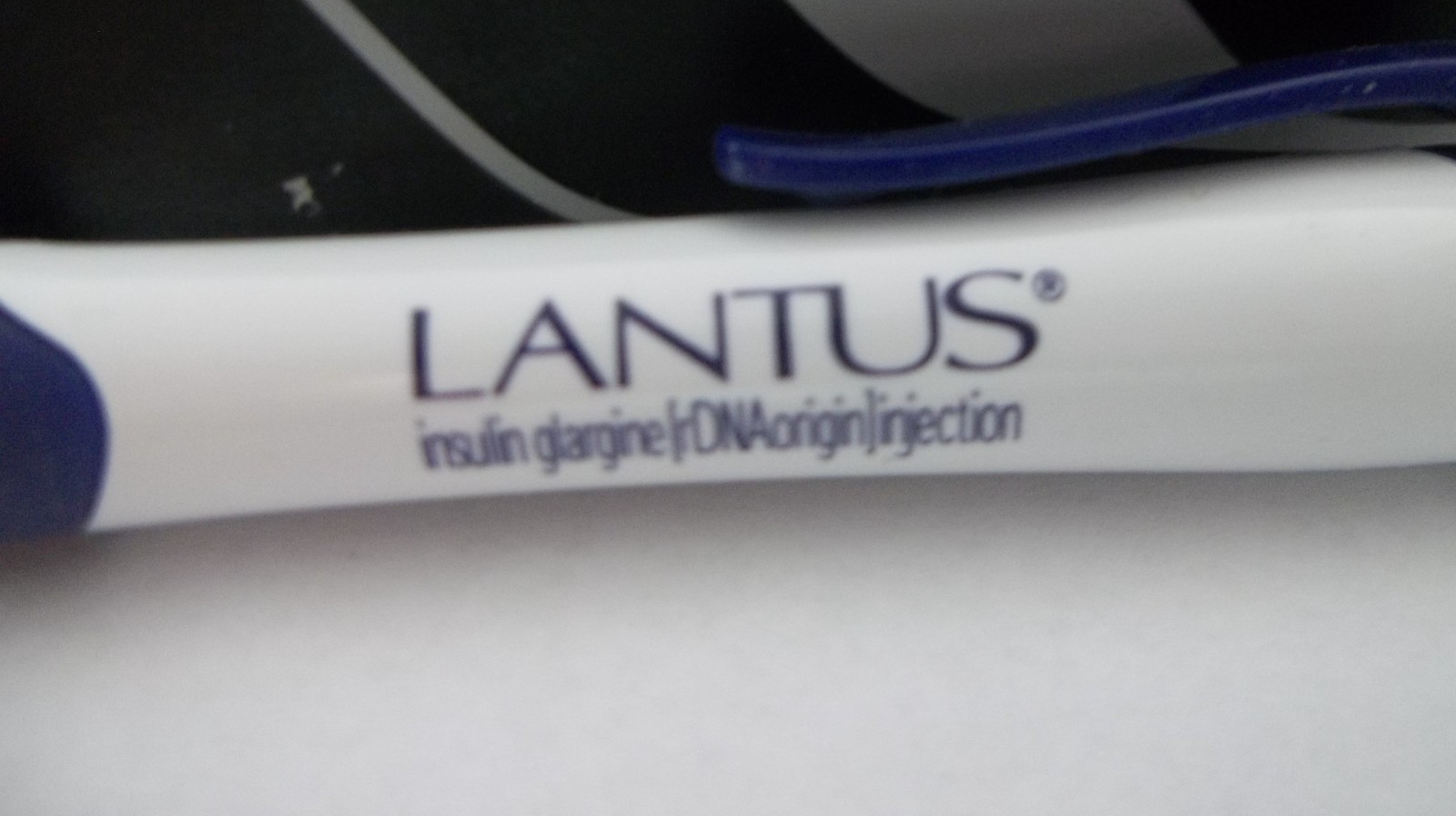 LANTUS Promo Pen – Mixed Metal/Plastic – Rubber Grip
