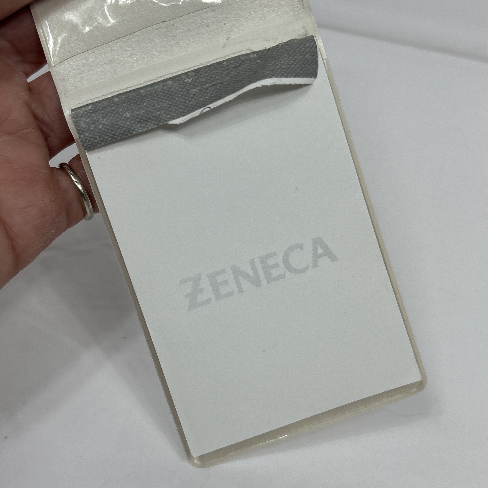 Zeneca Pharmaceuticals Notepad Notes Drug Rep Flap Book White 4″ x 3″ Paper Pad