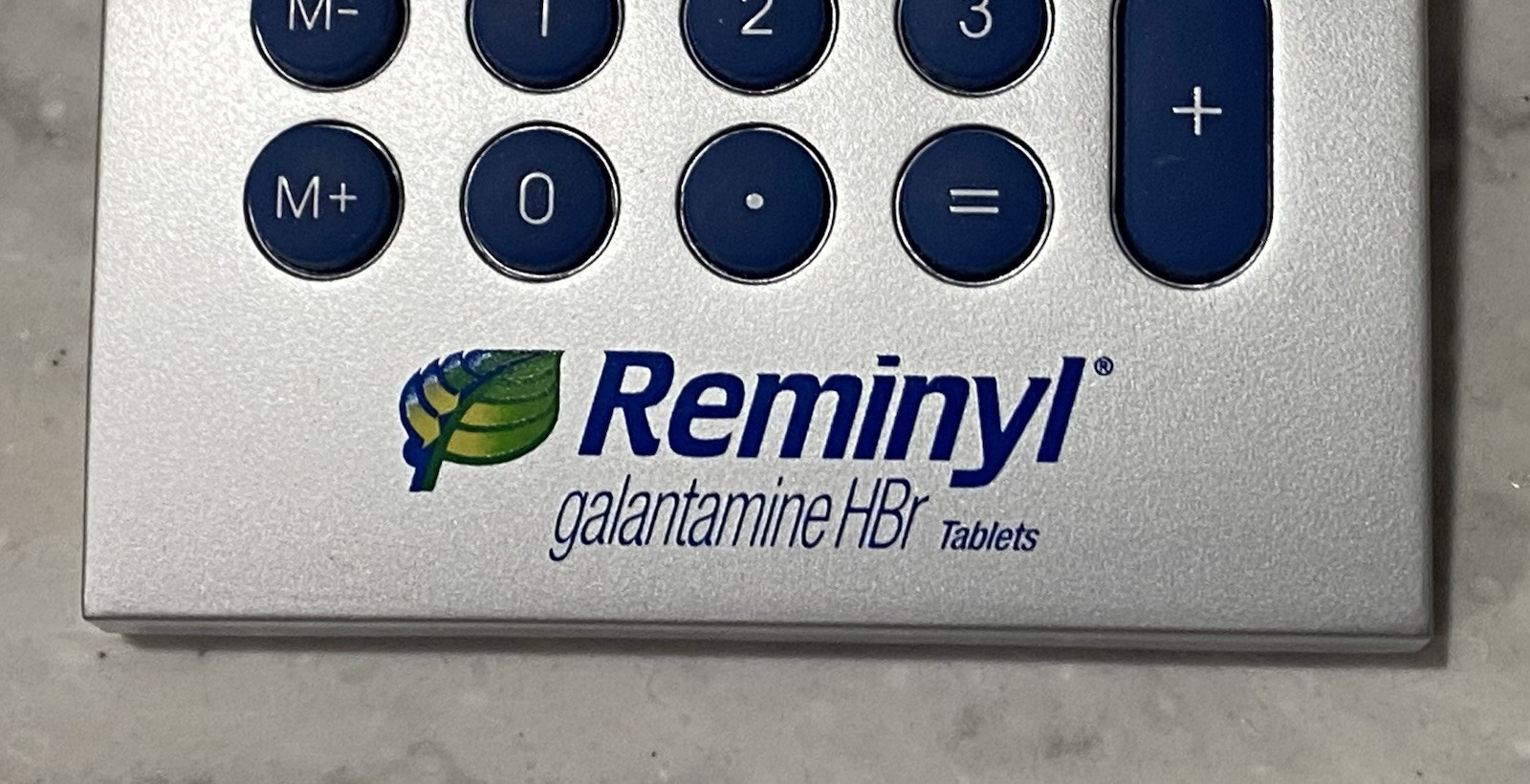 Reminyl (Galantamine) Calculator & Letter Opener Pharmaceutical Promotion