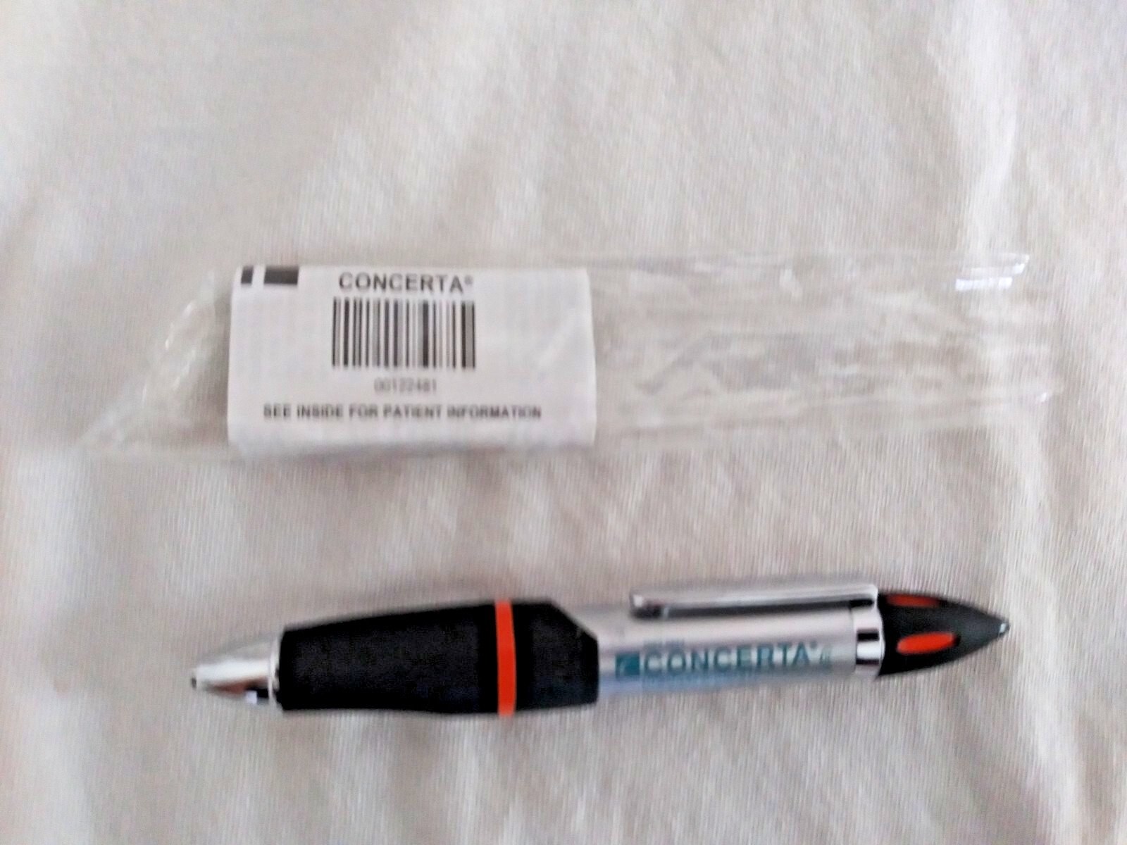 Concerta Heavy Metal Pen. Pharmaceutical collectibles